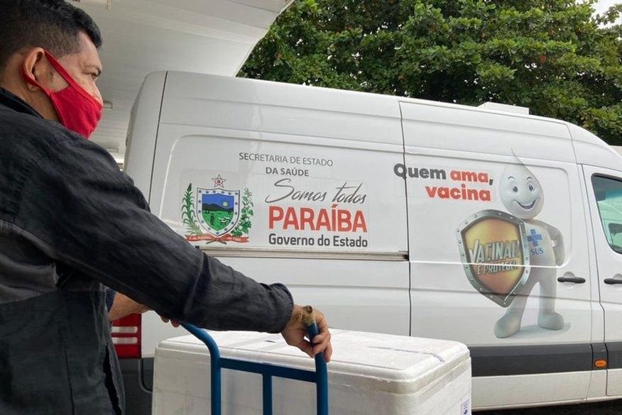 Paraíba distribui mais 62 mil doses neste sábado e avança na vacinação contra Covid-19