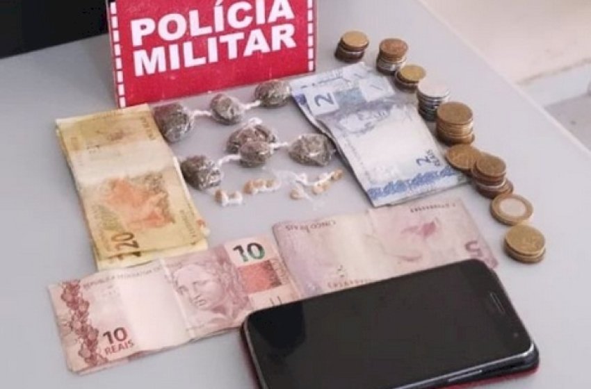 Mulher é presa pela Polícia Militar por tráfico de drogas no Vale do Piancó